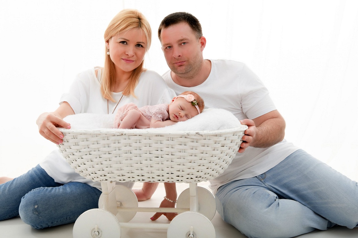 Ideen für die Neugeborenen-Fotoshootings familie